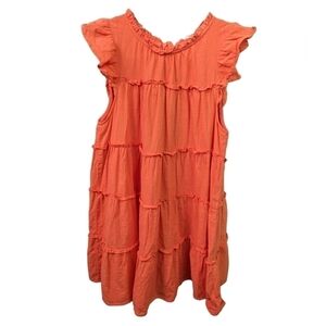 Altar'd State Ruffle Tiered Babydoll Dress Sz S
